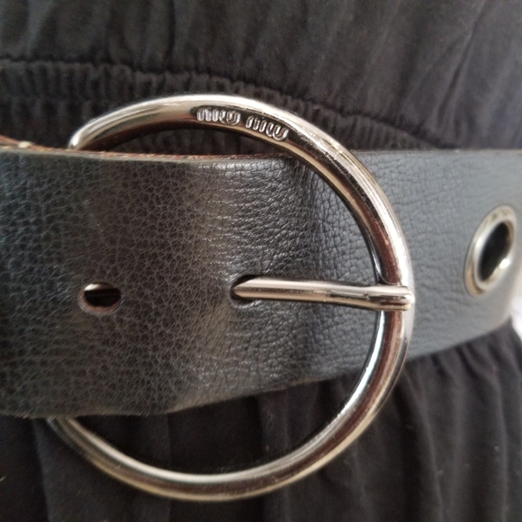 MIU MIU LEATHER BELT